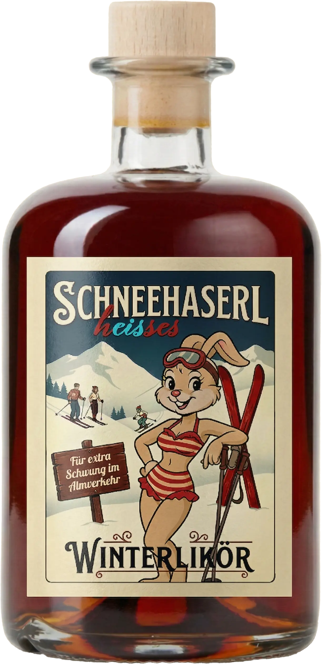 0,5 Liter Winterlikör Flasche